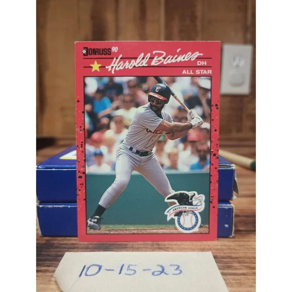 1990 Donruss HAROLD BAINES #660 All-Star -ERROR CARD‎